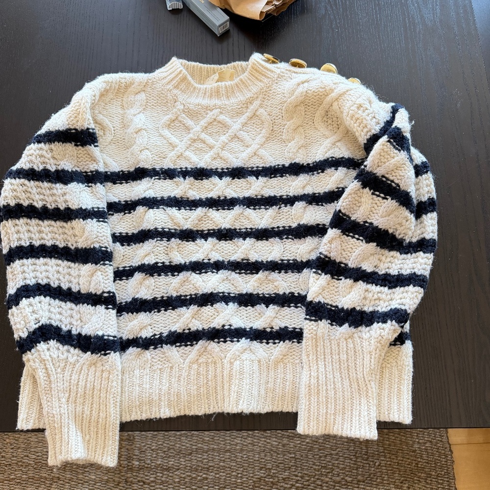 Sezane striped sweater